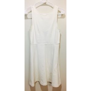 Sleeveless White Dress